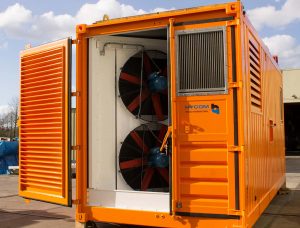 Hydraulic power unit for monopile gripper